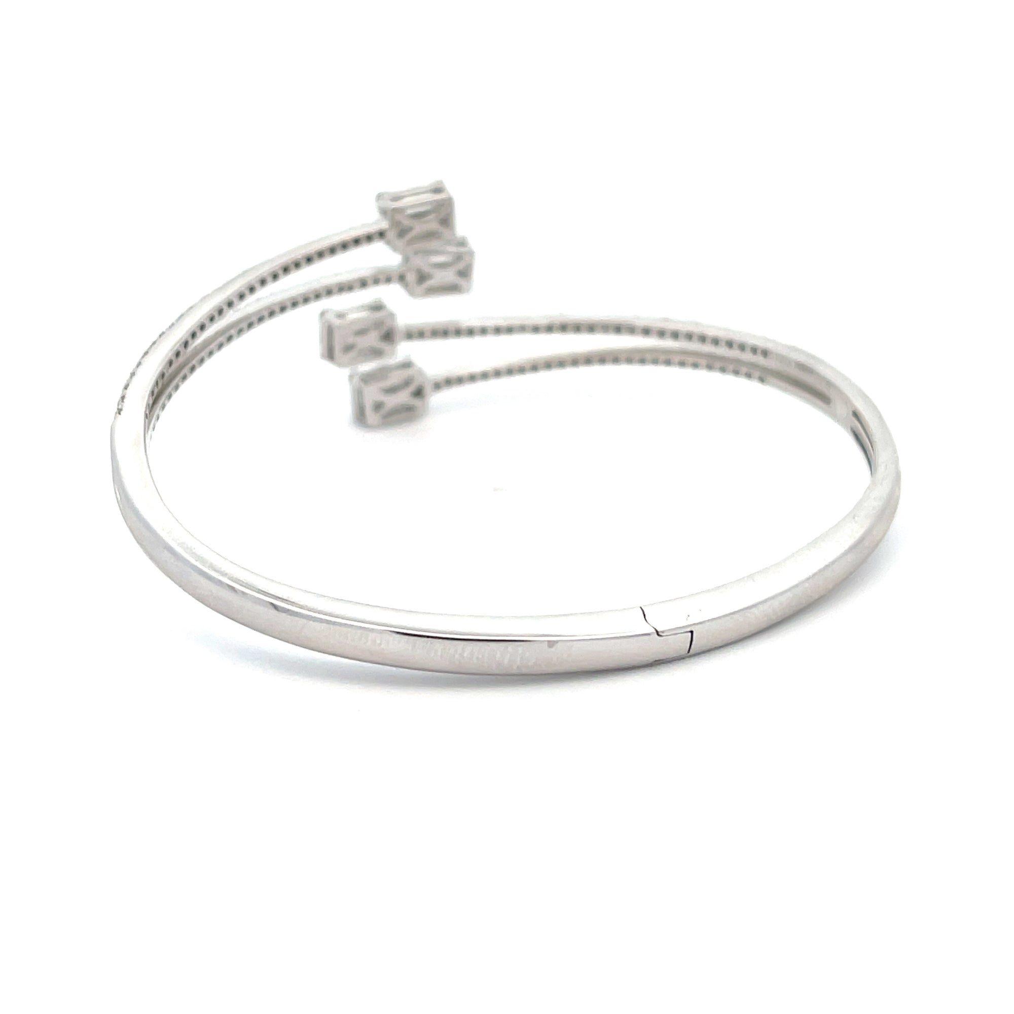 Diamond Bypass Bangle