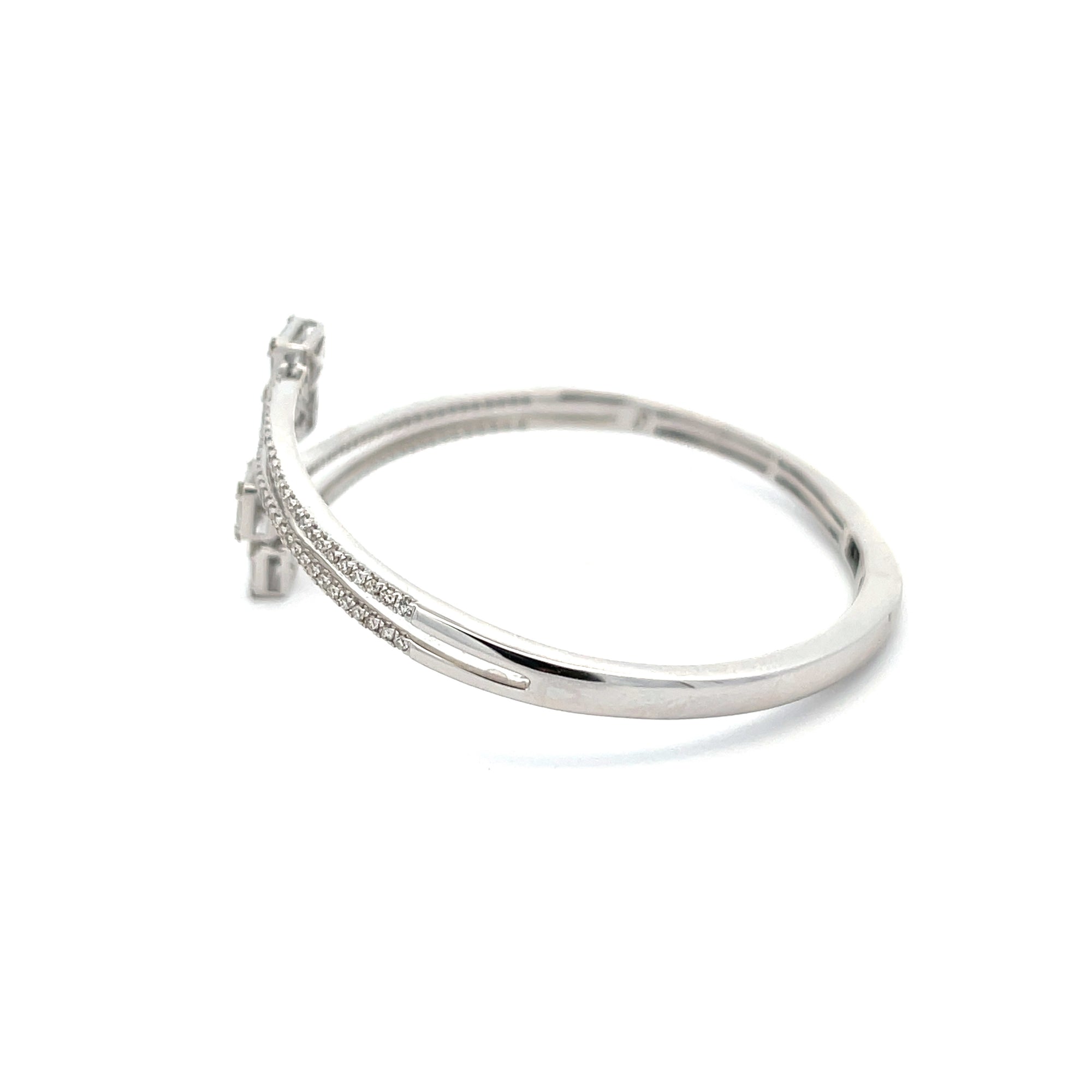 Diamond Bypass Bangle