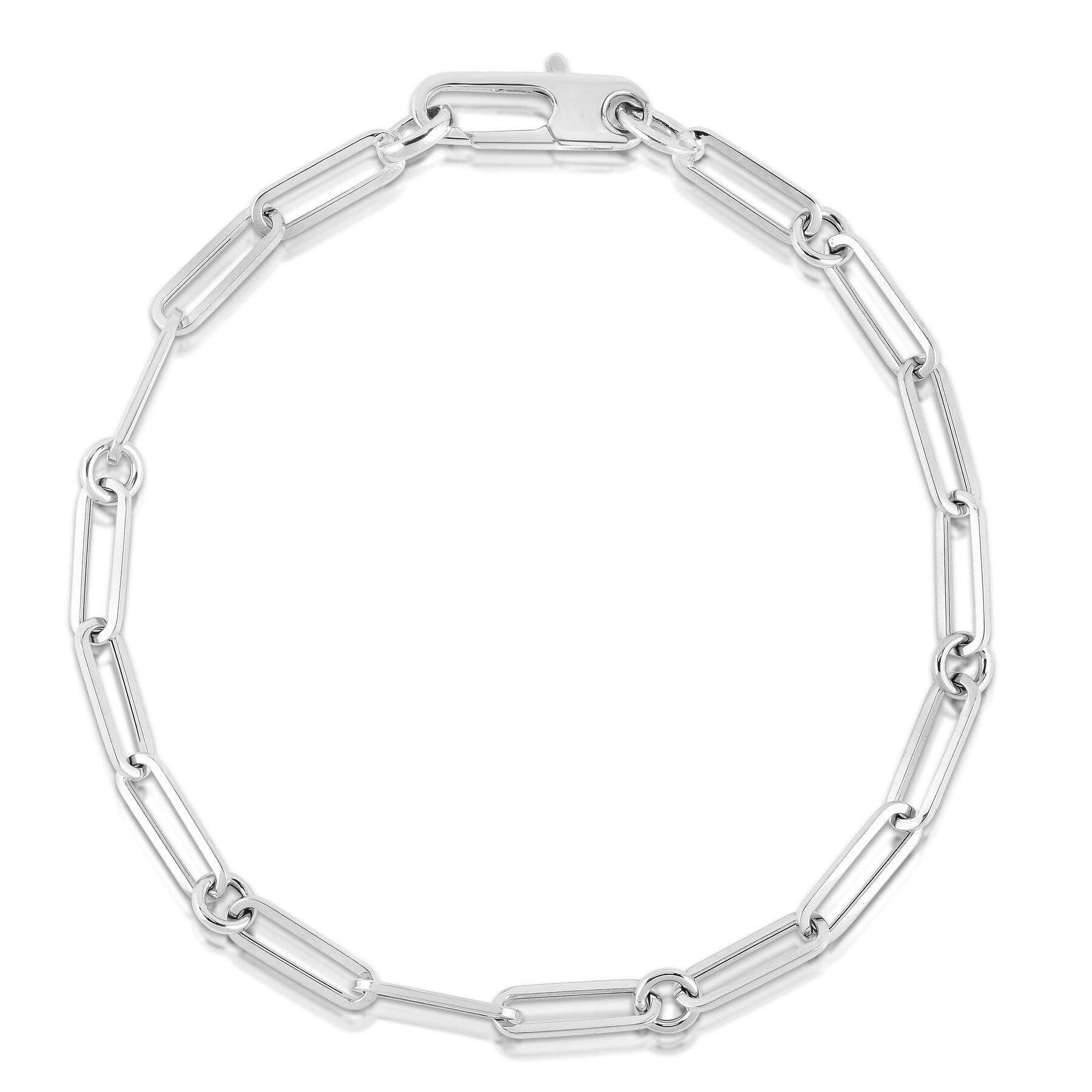 Roberto Coin Designer Paperclip & Round Link Bracelet