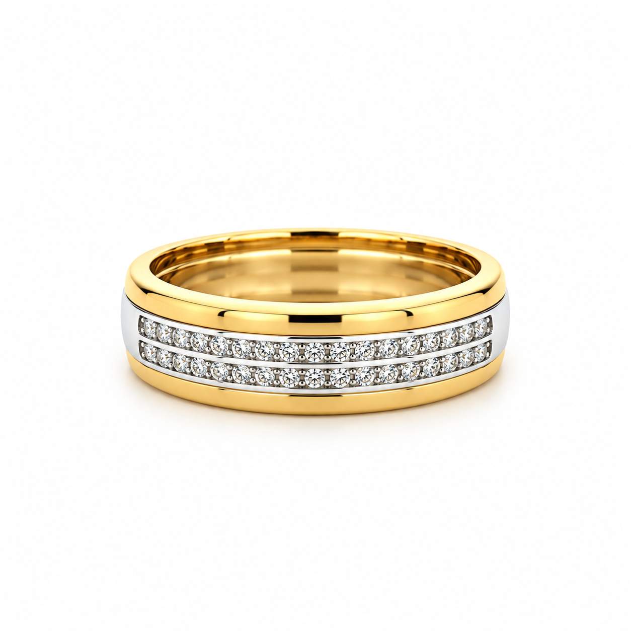 Gregorio Diamond Wedding Band