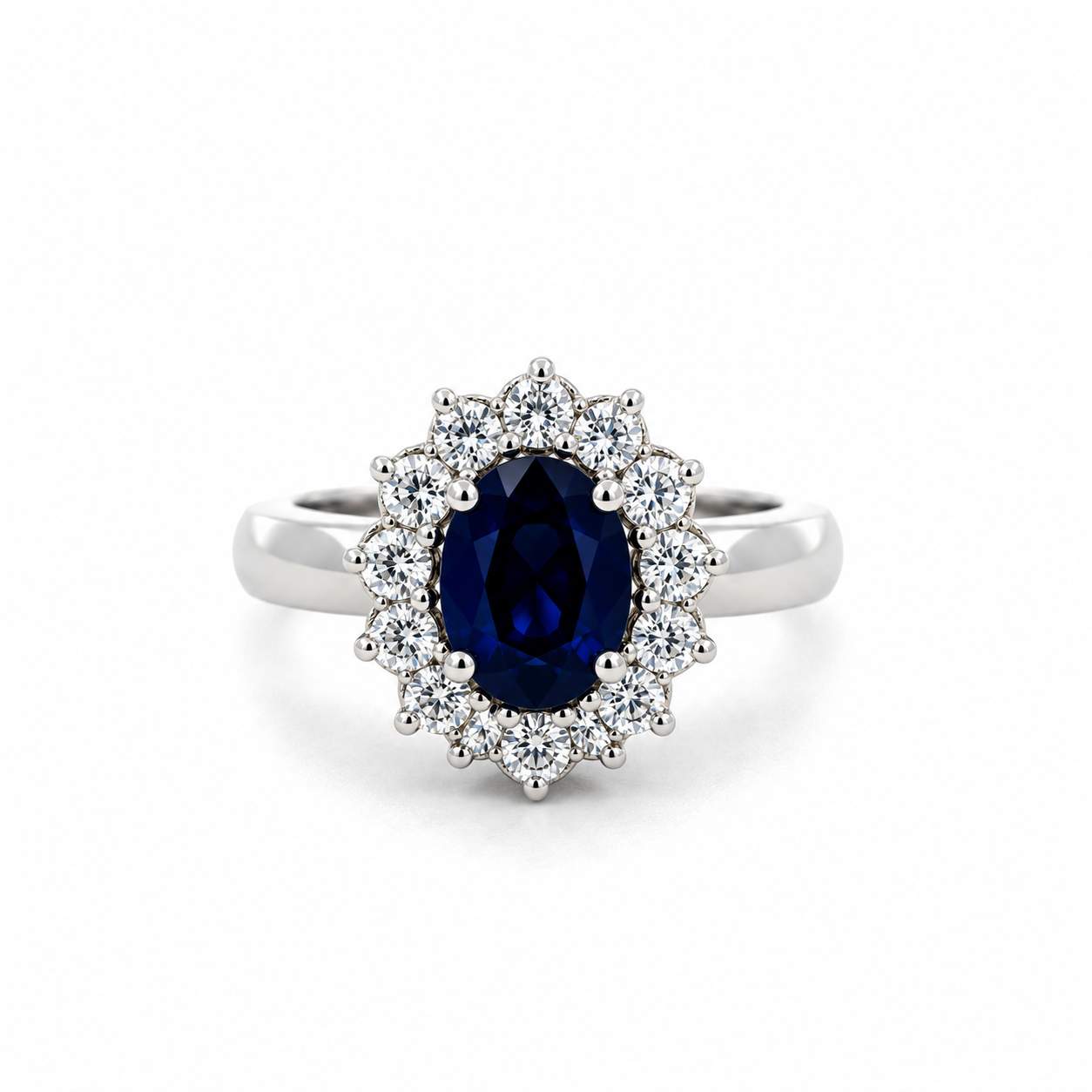 Gregorio Flower Sapphire Ring