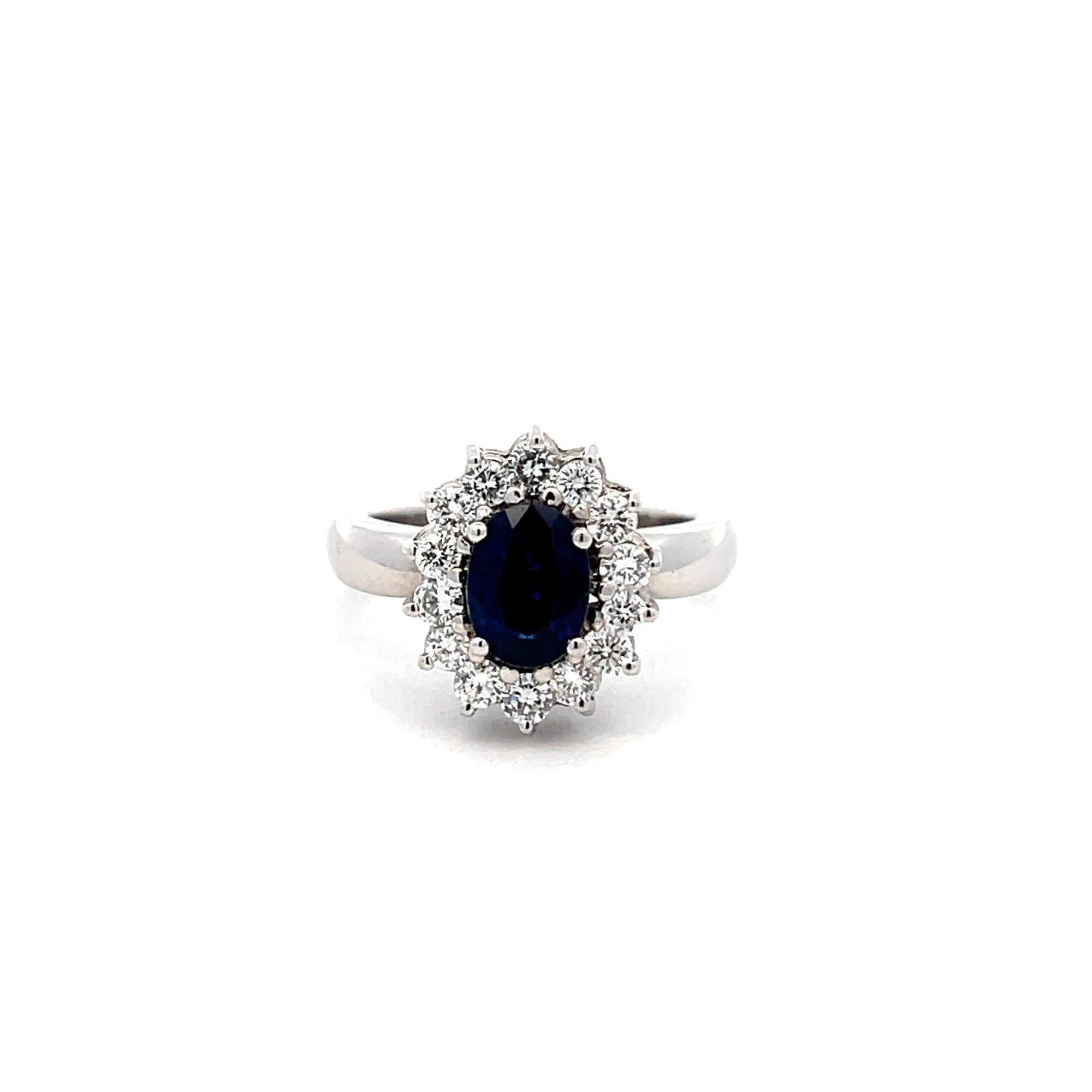 Gregorio Flower Sapphire Ring