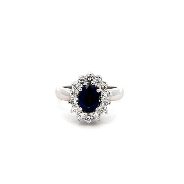 Gregorio Flower Sapphire Ring