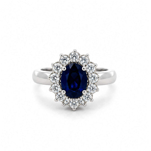 Gregorio Flower Sapphire Ring