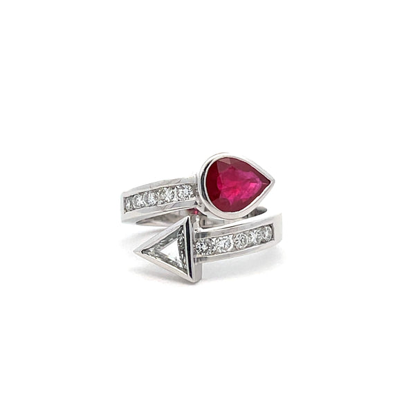 Gregorio Bypass Ruby Ring