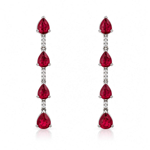 Gregorio Ruby Dangle Earrings