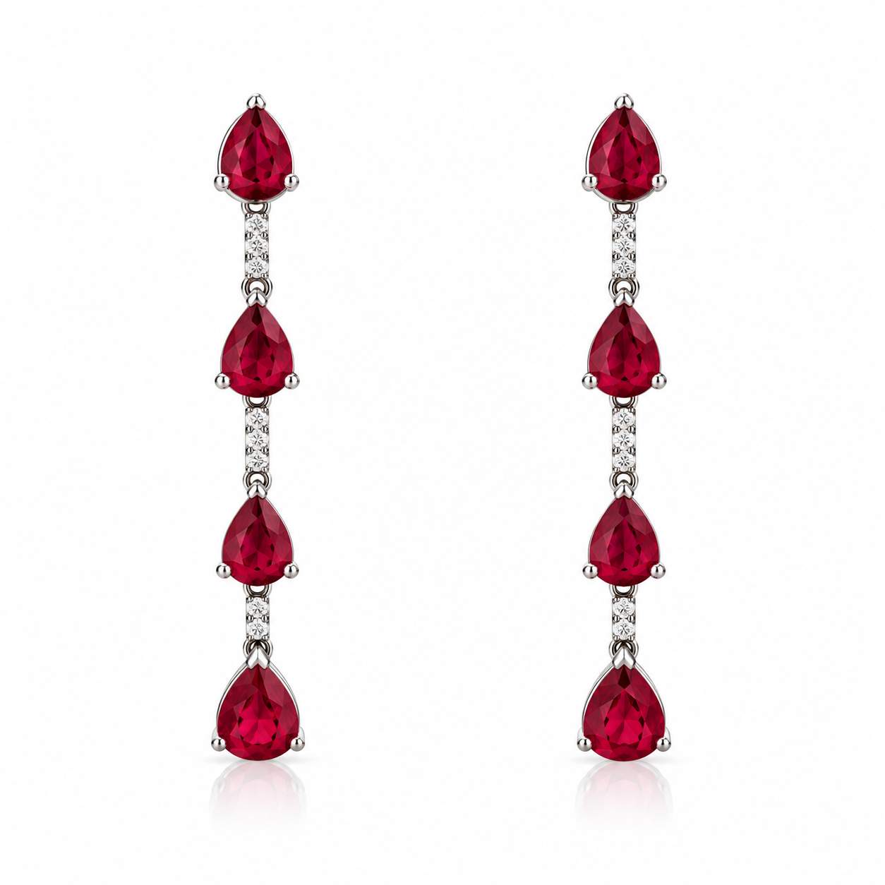 Gregorio Ruby Dangle Earrings