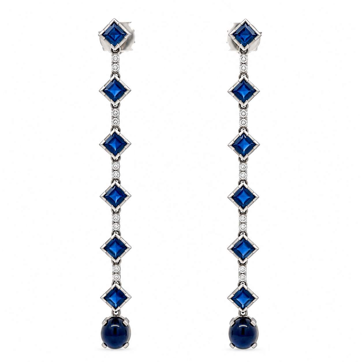 Gregorio Sapphire Dangle Earrings