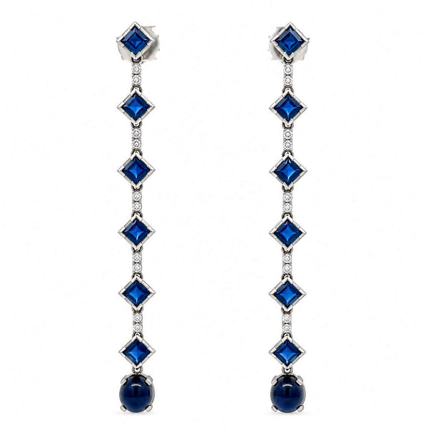 Gregorio Sapphire Dangle Earrings