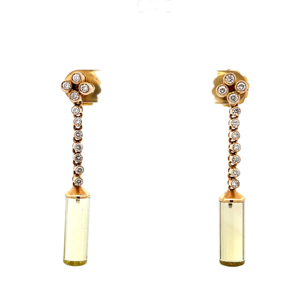 Gregorio Citrine Dangling Earrings
