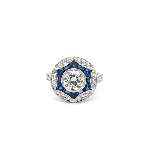 Sapphire & Diamond Ring Provident Jewelery