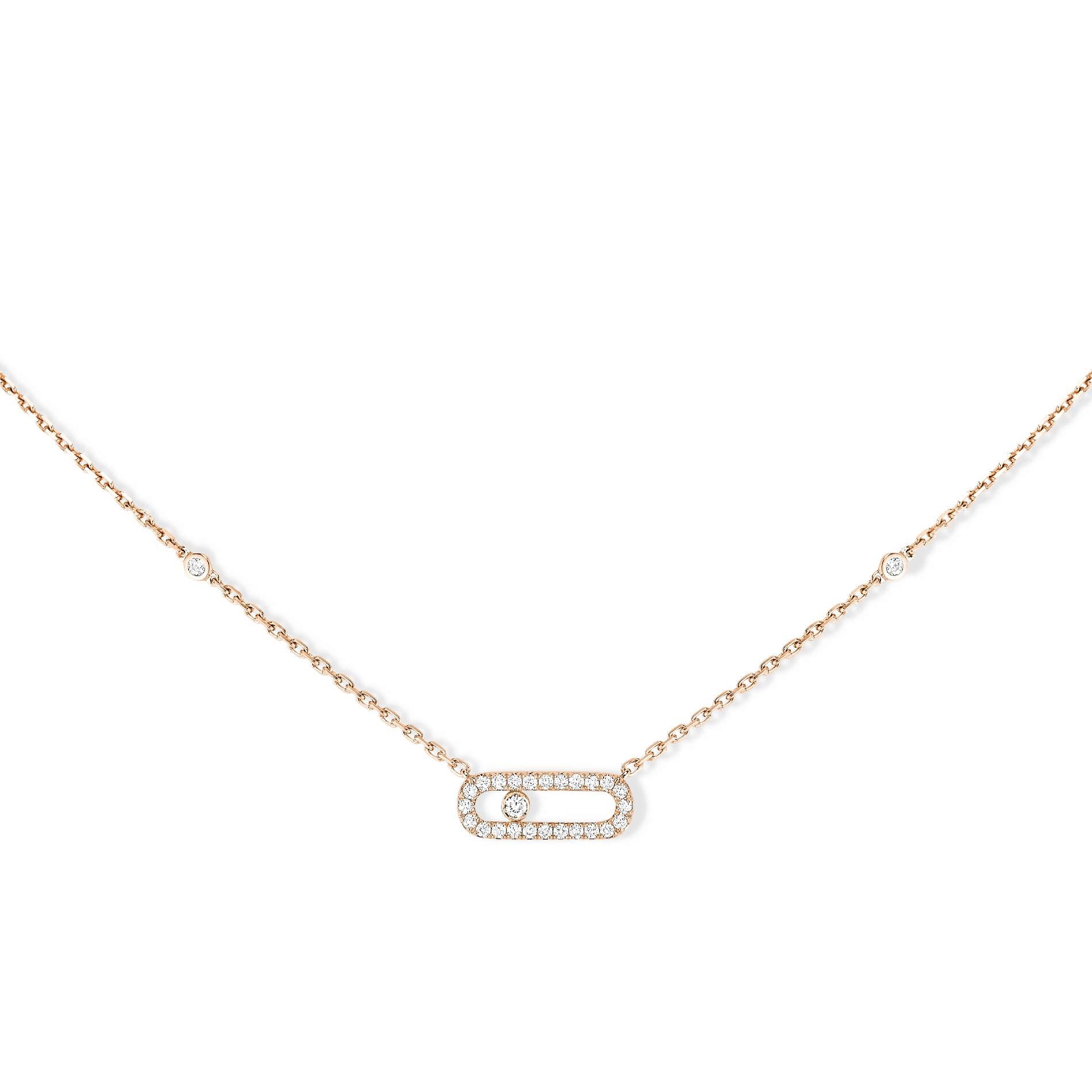 Messika Move Uno Pave Necklace