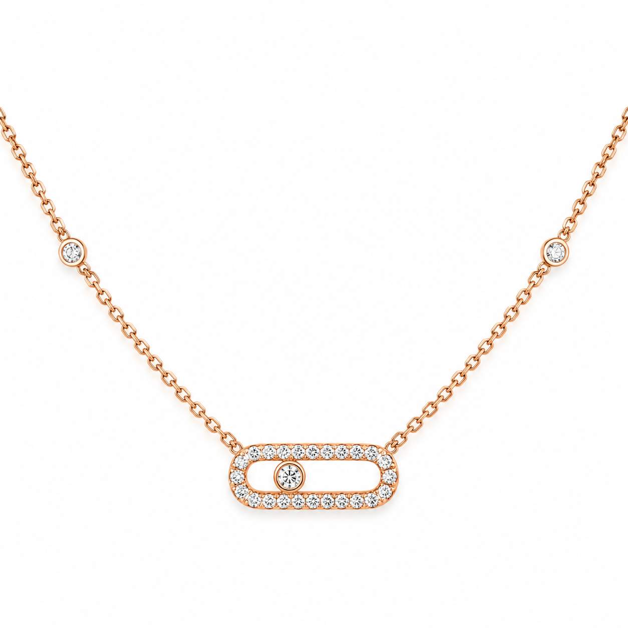 Messika Move Uno Pave Necklace