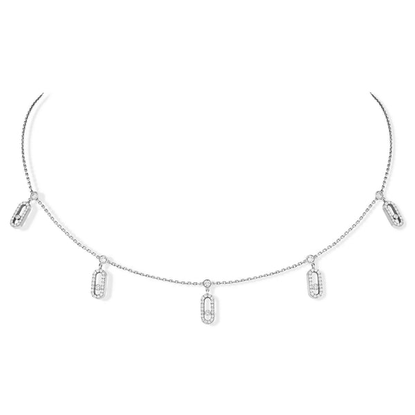 Messika Move Uno Pave Drop Pendant Choker