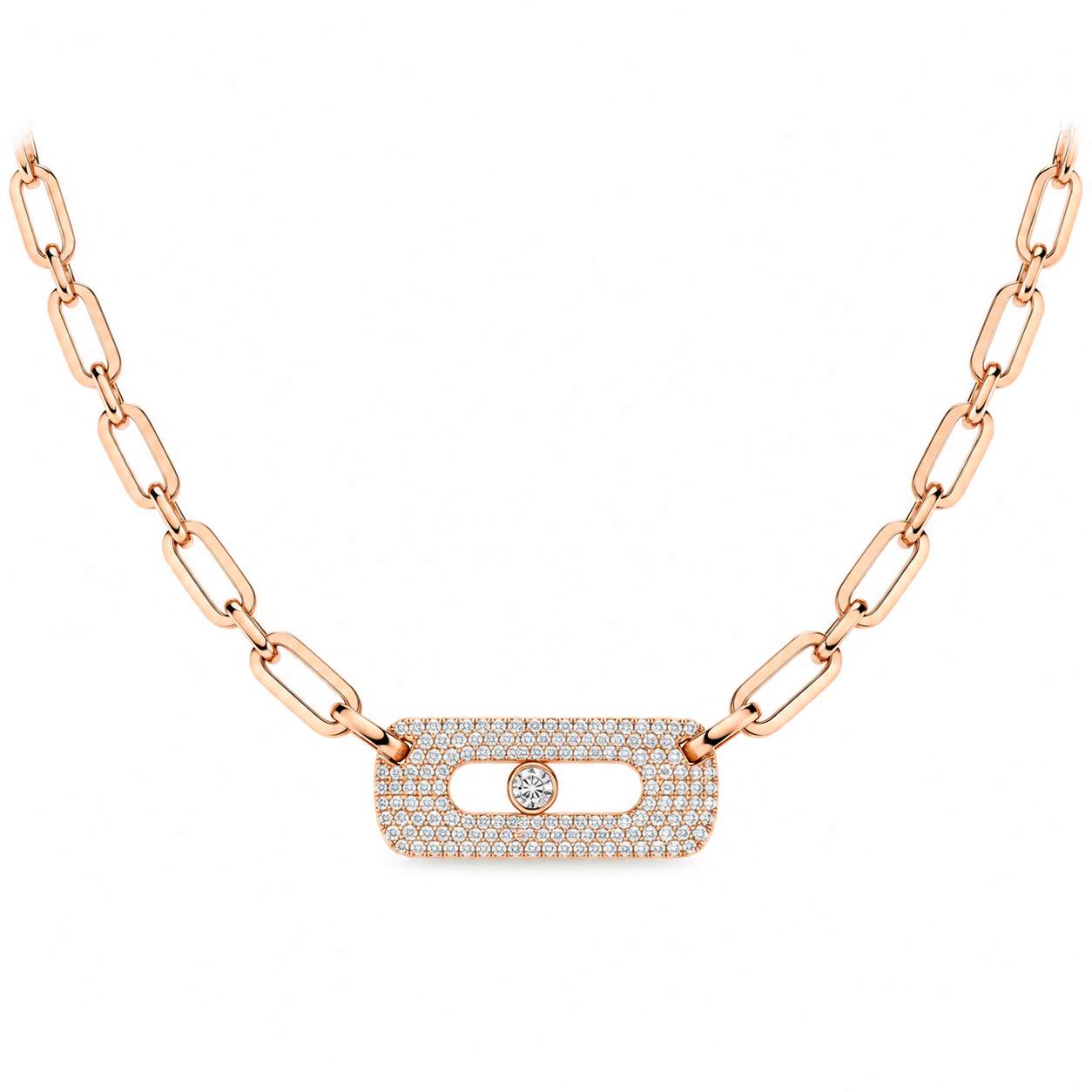 Messika Move Link Curb Necklace