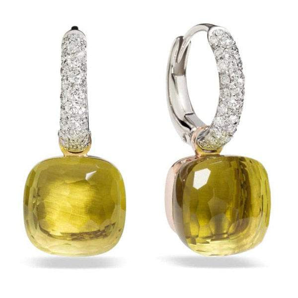 Pomellato Nudo Lemon Quartz Earrings