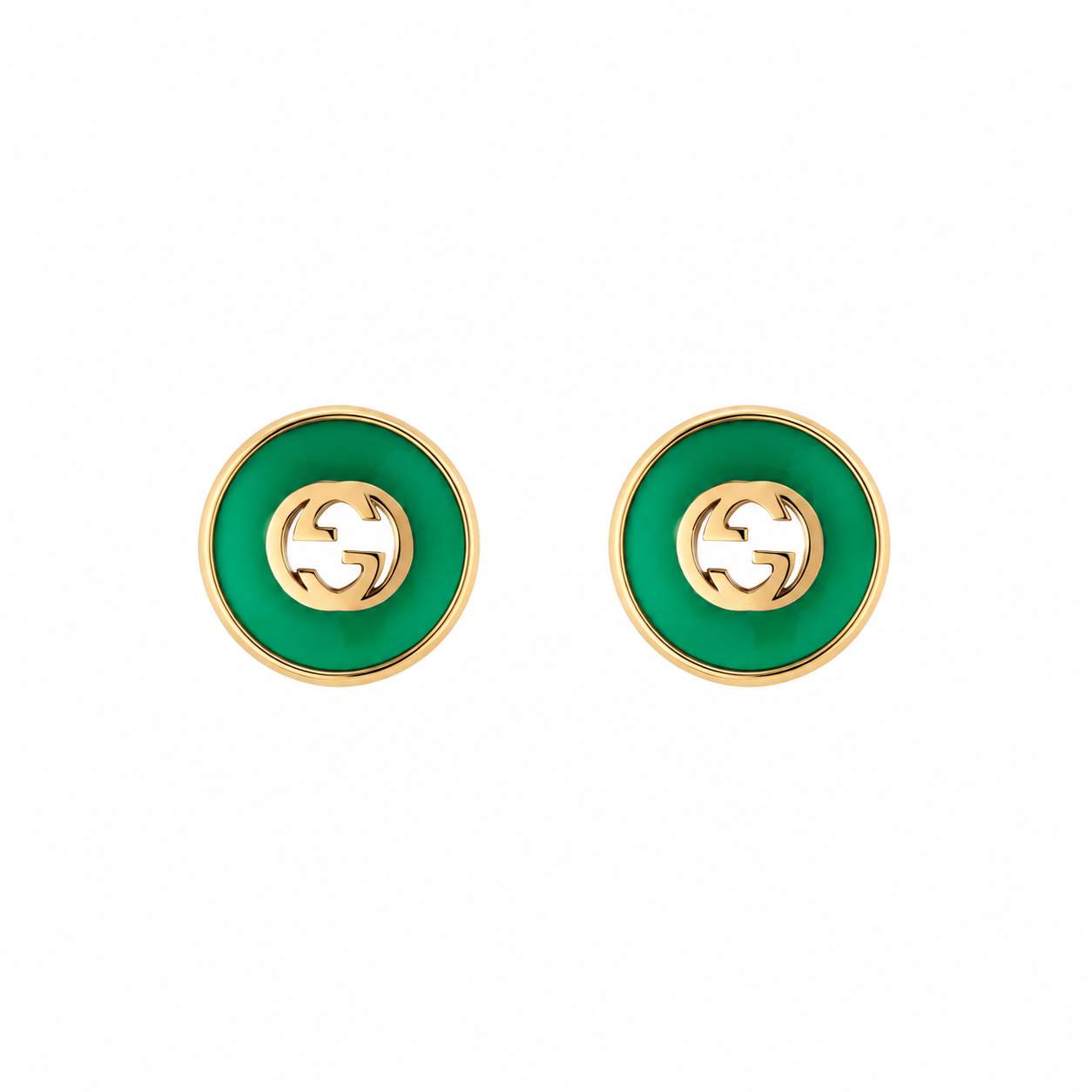 Gucci Interlocking G Stud Earrings
