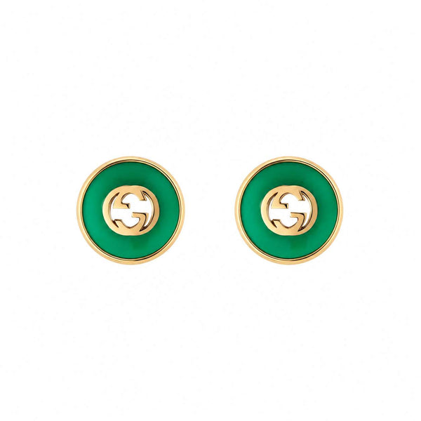Gucci Interlocking G Stud Earrings