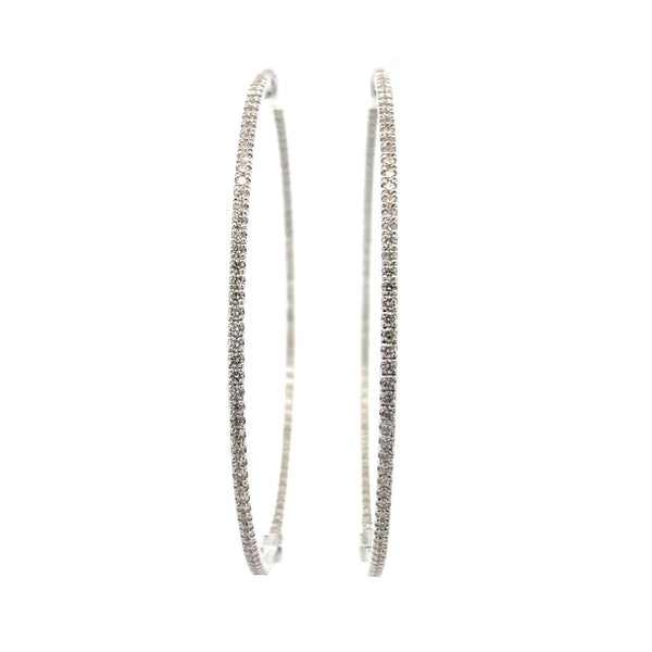 Large Round Hoop Earrings