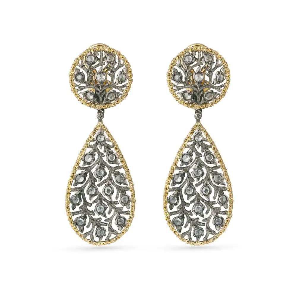 Buccellati Ramage Diamond Earrings