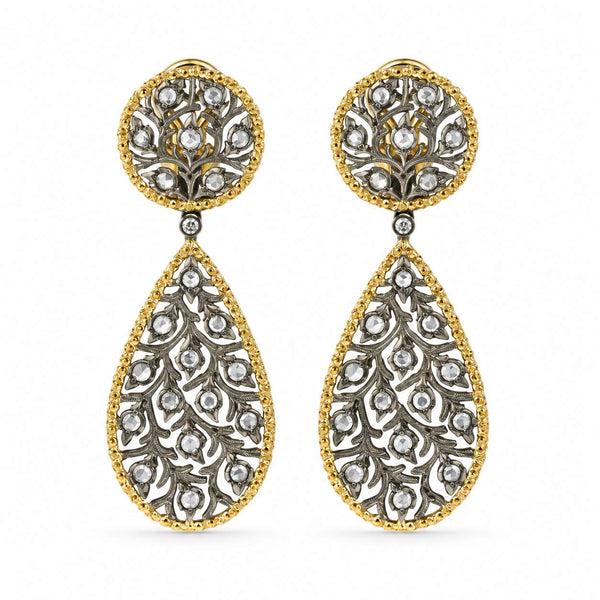 Buccellati Ramage Diamond Earrings