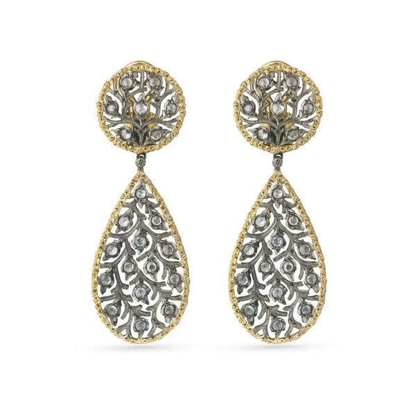 Buccellati Ramage Diamond Earrings Provident Jewelery