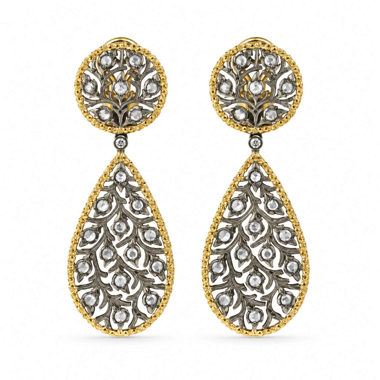 Buccellati Ramage Diamond Earrings