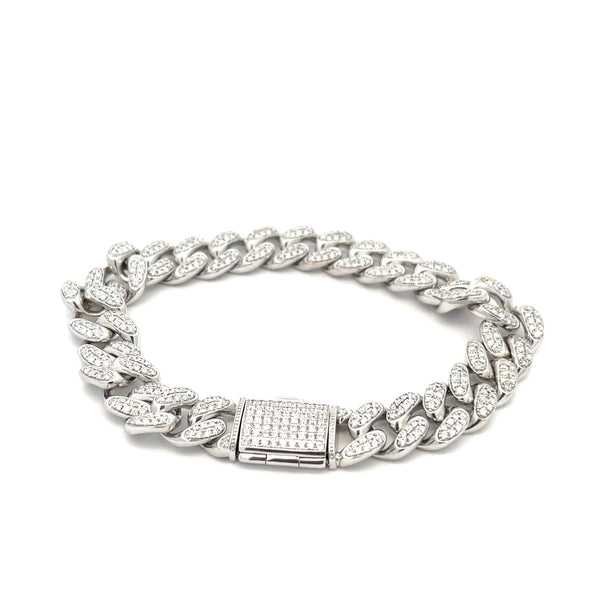 Curb Link Diamond Bracelet