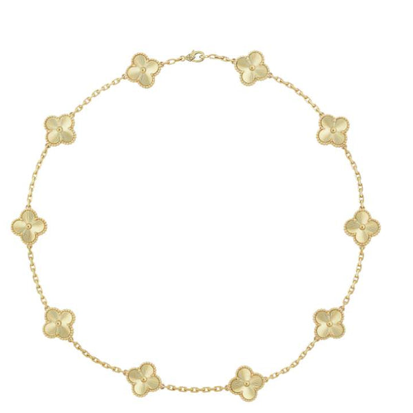 Van Cleef & Arpels Vintage Alehambra Necklace