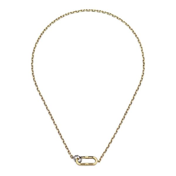 Gold Gucci Link To Love Necklace