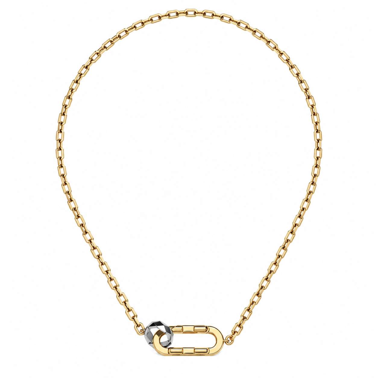 Gold Gucci Link To Love Necklace
