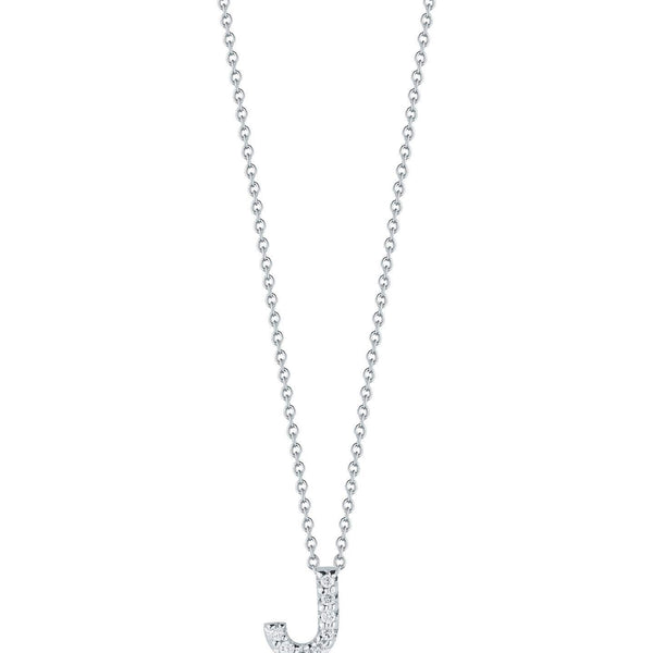 Roberto Coin Tiny Treasure Love Letter "J" Pendant Necklace