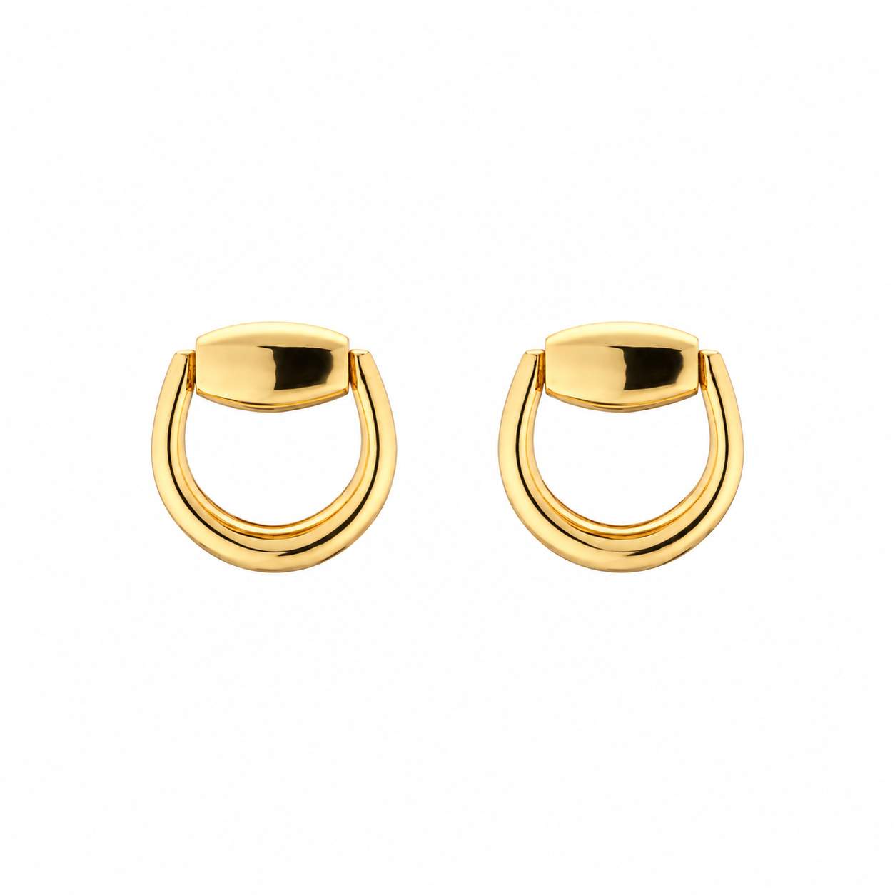 Gucci Horsebit Stud Earrings