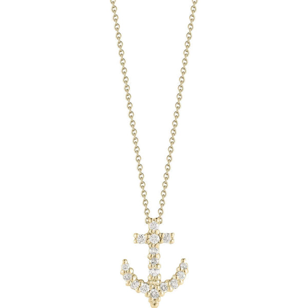 Roberto Coin Tiny Treasure Anchor Pendant Necklace