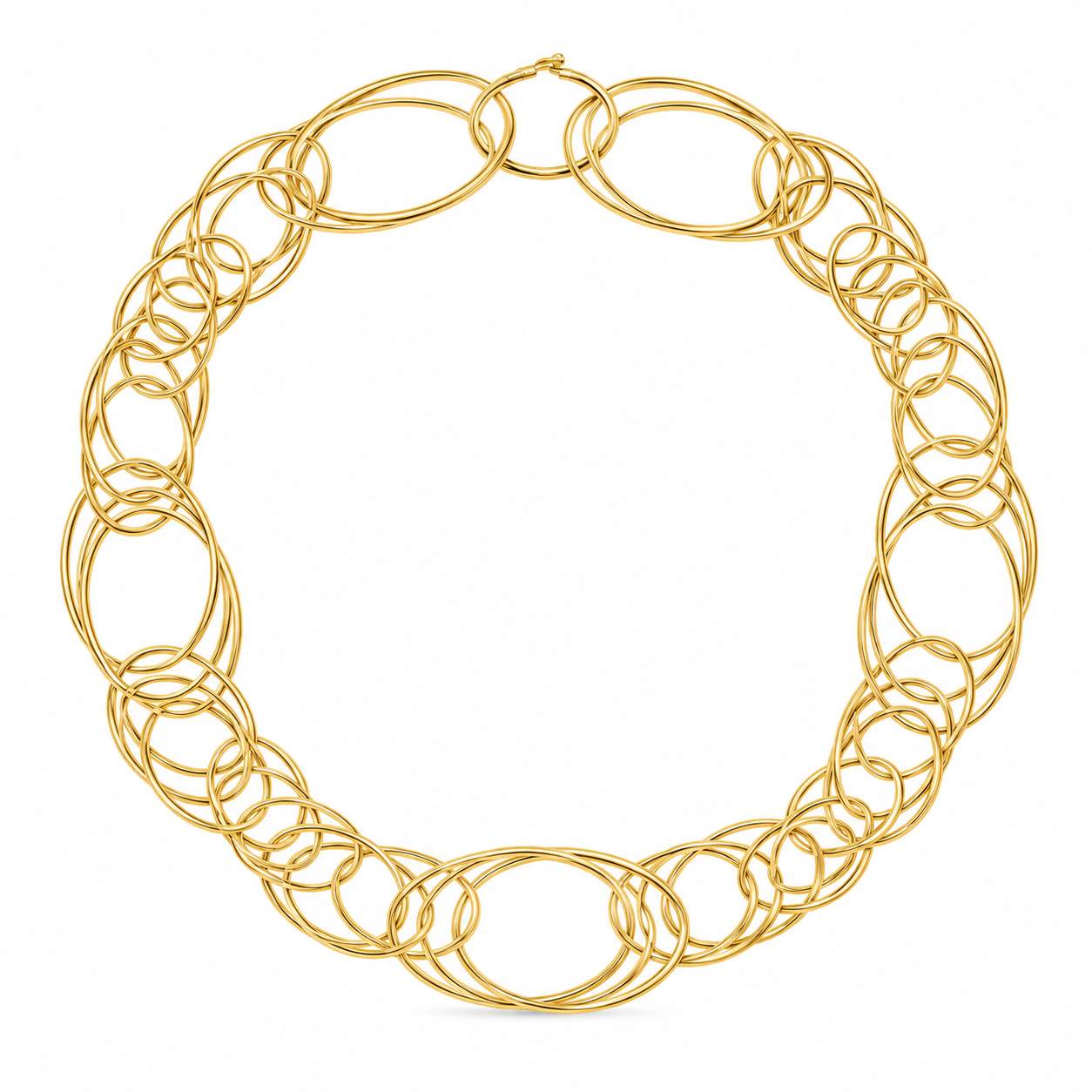 Buccellati Hawaii Oval Link Necklace