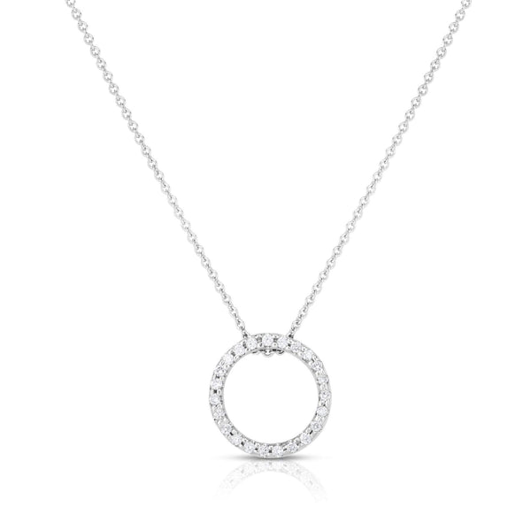 Roberto Coin Tiny Treasure Small Circle Pendant Necklace