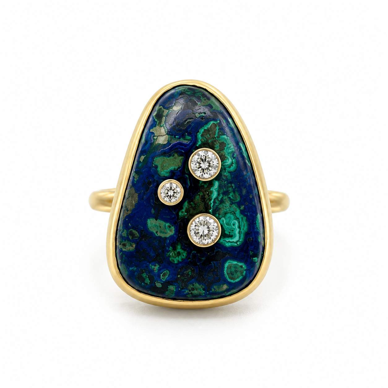 MS Jewelry Azurite Ring