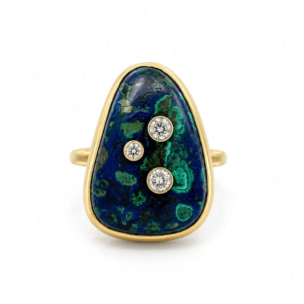 MS Jewelry Azurite Ring