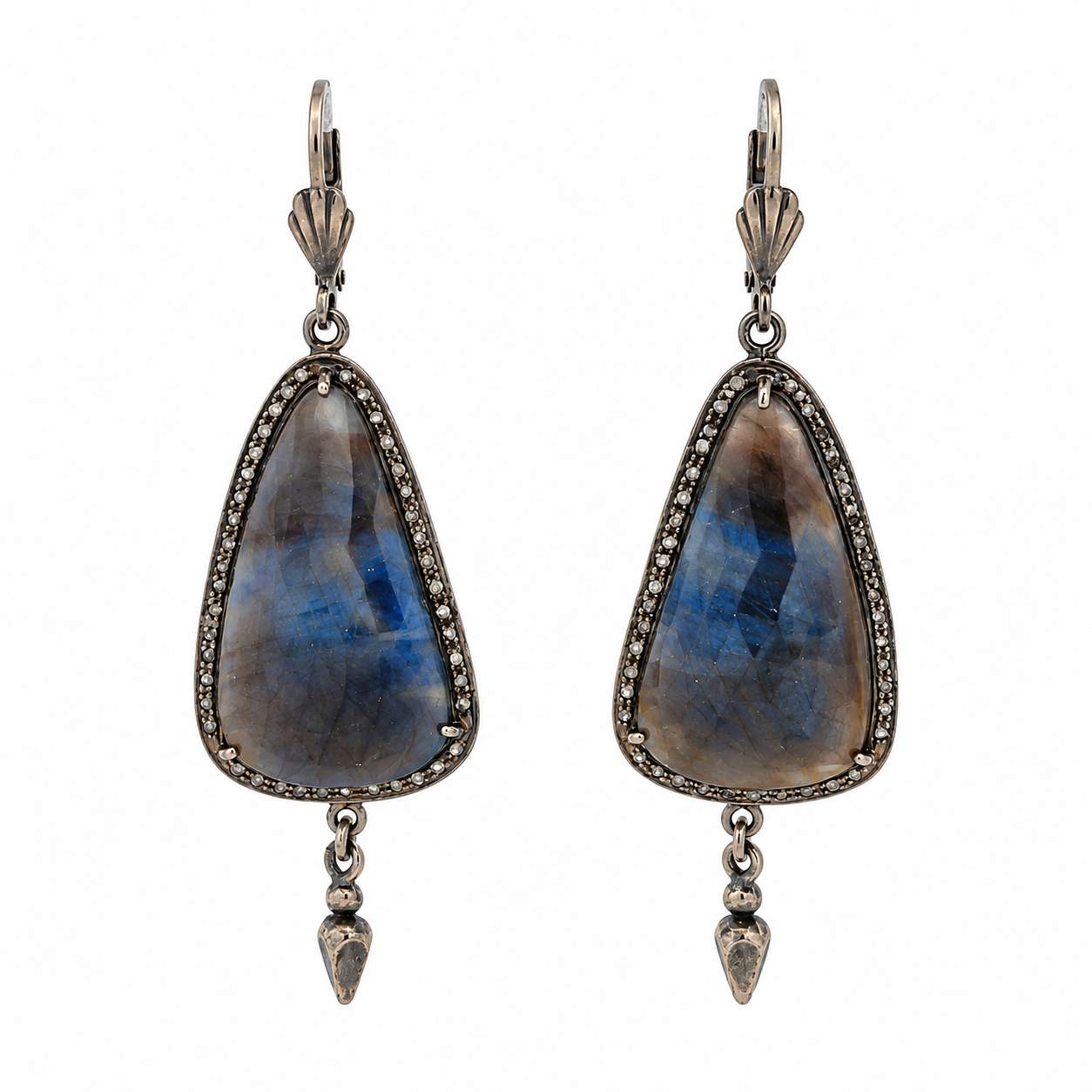 MS Jewelry Pear Shape Dangle Earrings