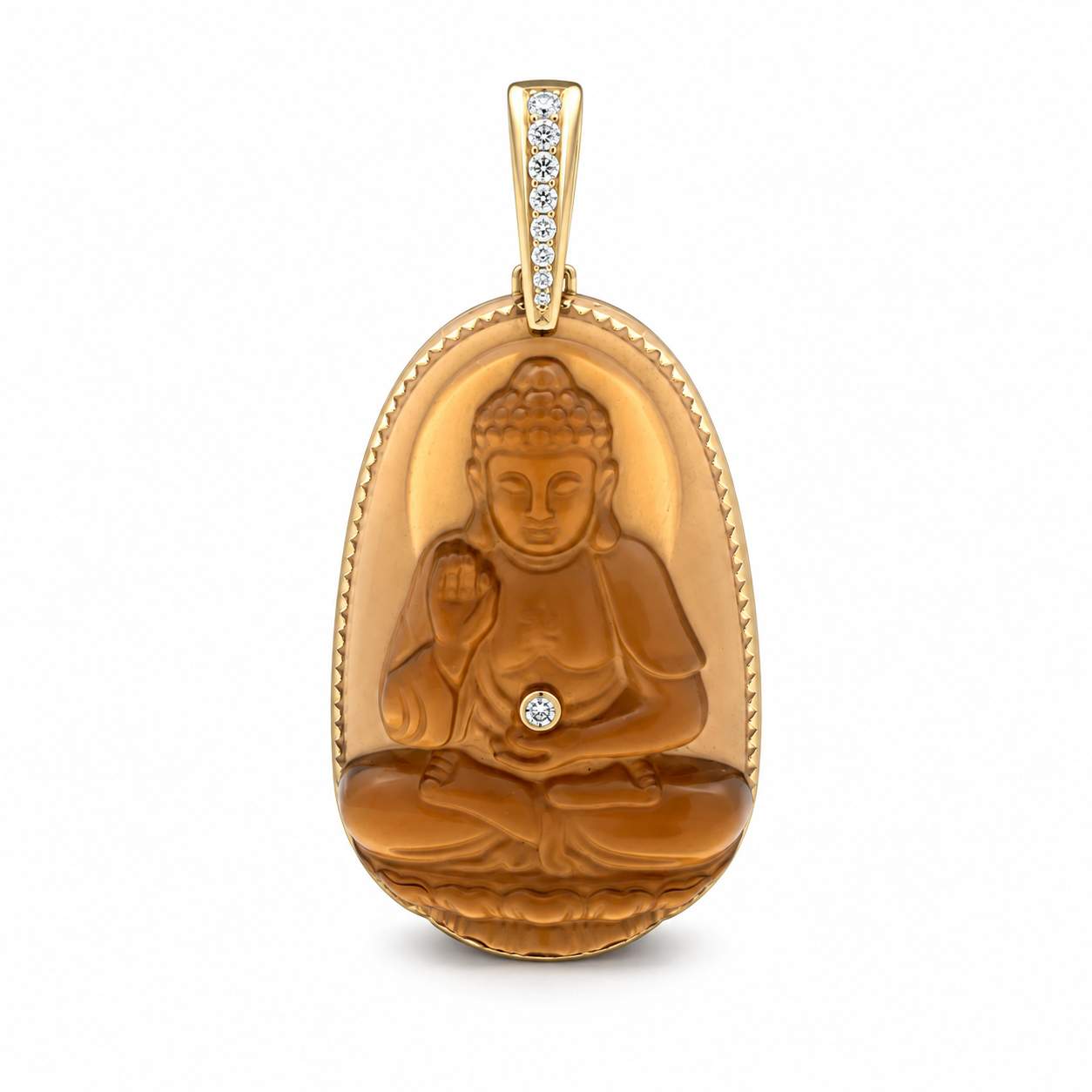 MS Jewelry Buddha Pendant