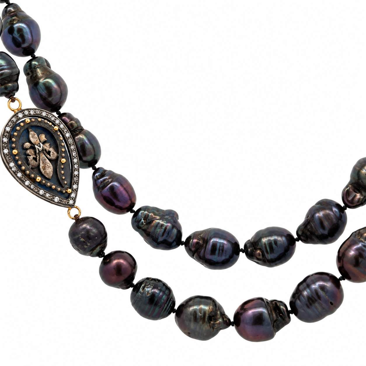 'MS Jewelry' Long Pearl Necklace