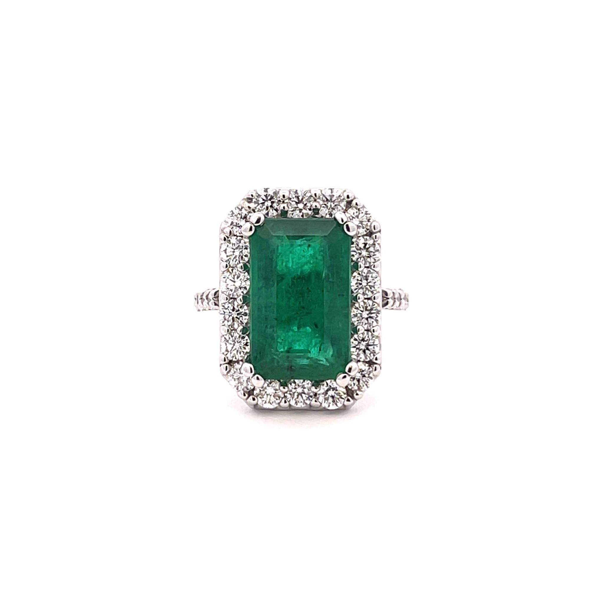 Emerald Engagement Ring Provident Jewelery