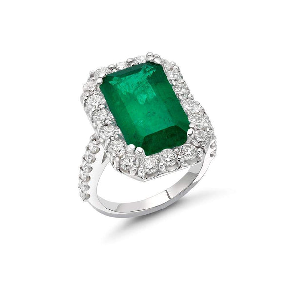 Emerald Engagement Ring Provident Jewelery