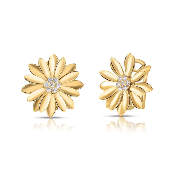 Roberto Coin Margherita Flower Earrings