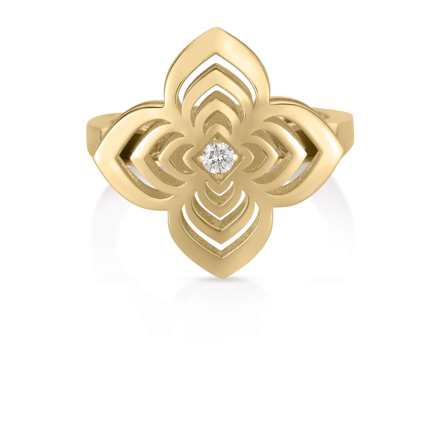 Roberto Coin Palazzo Ducale Carnival Flower Ring