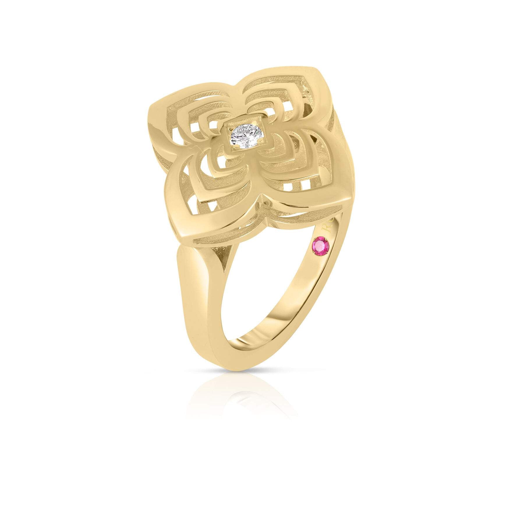 Roberto Coin Palazzo Ducale Carnival Flower Ring