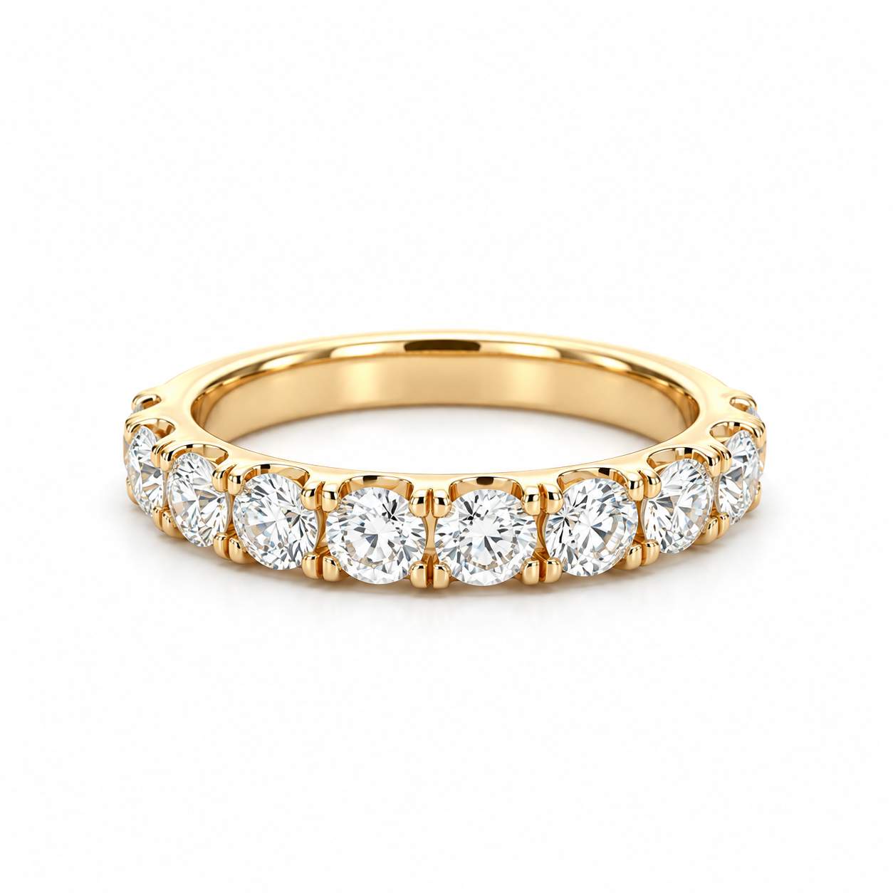 1.60CT Round Diamond Wedding Band