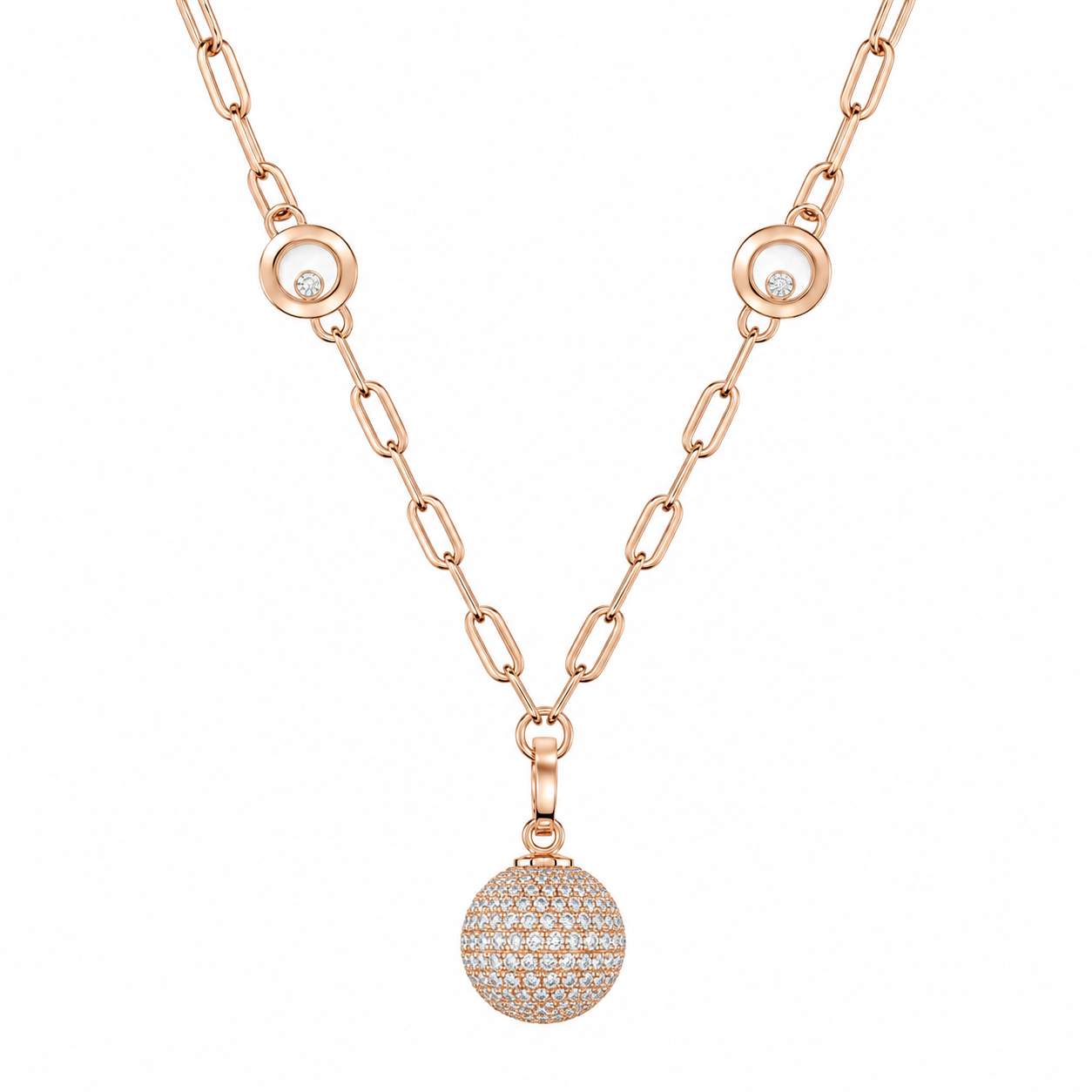 Chopard Happy Diamonds Planet Necklace