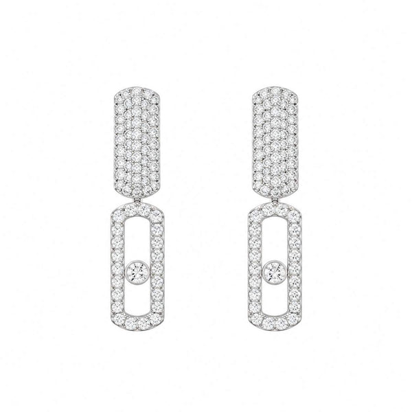 Messika Imperial Move LM Diamond Dangle Earrings