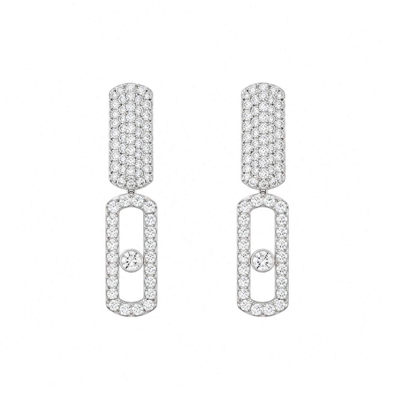 Messika Imperial Move LM Diamond Dangle Earrings